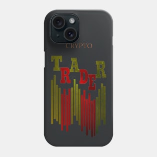 CRYPTO TRADER (COSMIC) / BLACK Phone Case