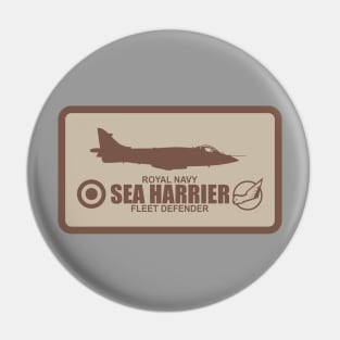 Royal Navy Sea Harrier Patch Pin