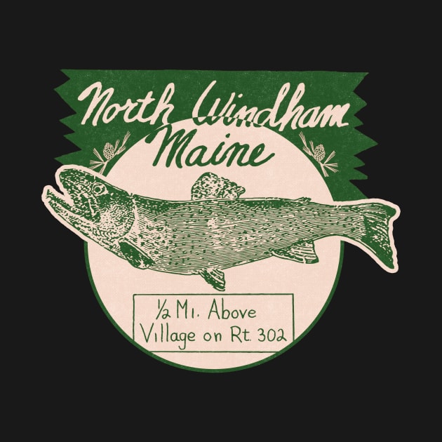 Vintage Maine Fishing Camp by Kujo Vintage