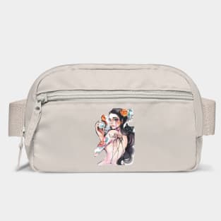 Dali girl dali Elephant and black cat Bag