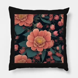 Floral Pattern Pillow