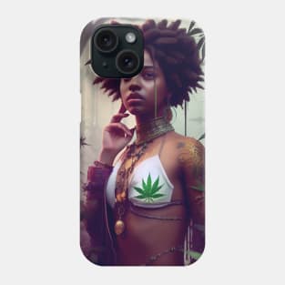 Abstract Rastafari Princess Phone Case