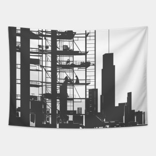 Bauhaus Construction Site Tapestry