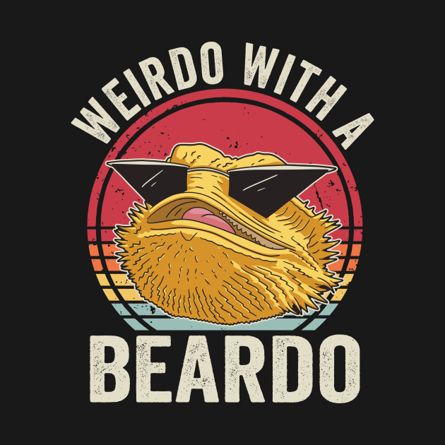 Weirdo With A Beardo Bearded Dragon by Visual Vibes