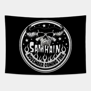 Samhain - November Coming Fire Tapestry