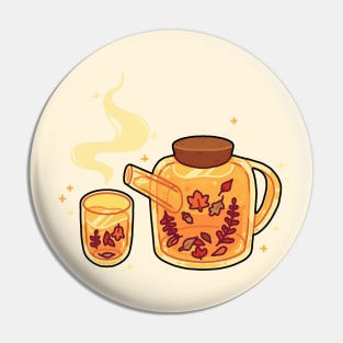 Autumn tea Pin