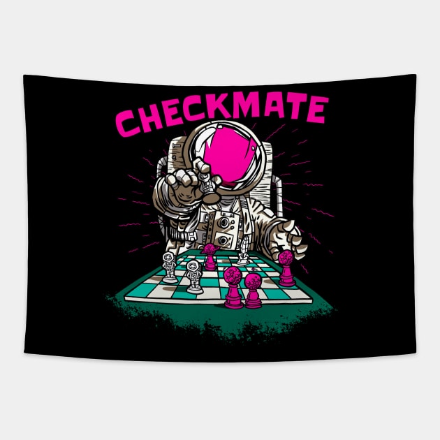 Space Grandmaster Tapestry by displace_design