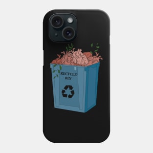 Recycle bin Phone Case