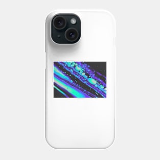 Blue Abstract Watercolor Swirl Phone Case