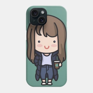 Cute Korean Hip Girl Cartoon Phone Case