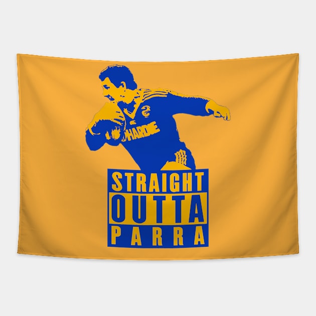 Parramatta Eels - Michael Cronin - STRAIGHT OUTTA PARRA Tapestry by OG Ballers