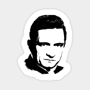 johnny cash pop art portrait Magnet