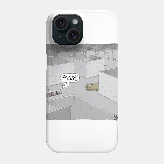 Rat Maze Escape Phone Case by macccc8