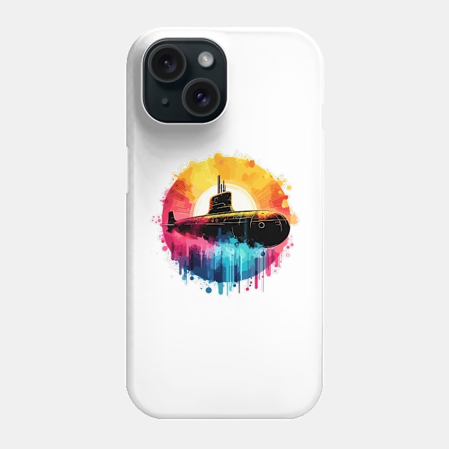 Submarine Phone Case by Vehicles-Art