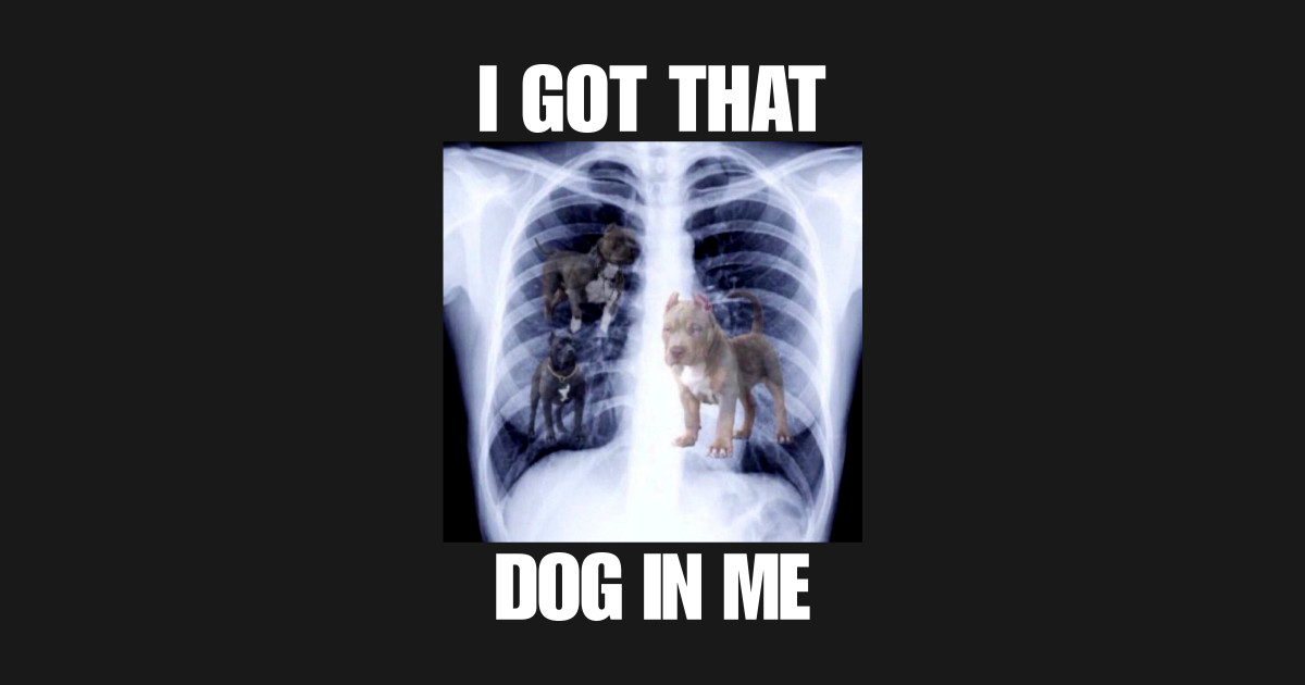 I Got that Dog in Me Xray Meme TShirt Classic Unisex I Got That Dog