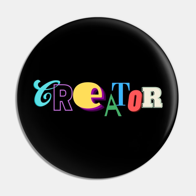 Creator color block Pin by 4thesoul