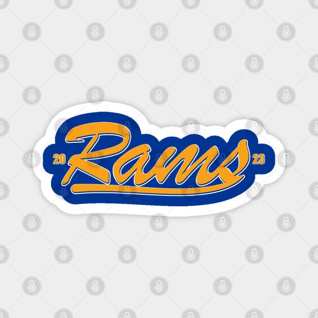 Rams 2023 Magnet by Nagorniak