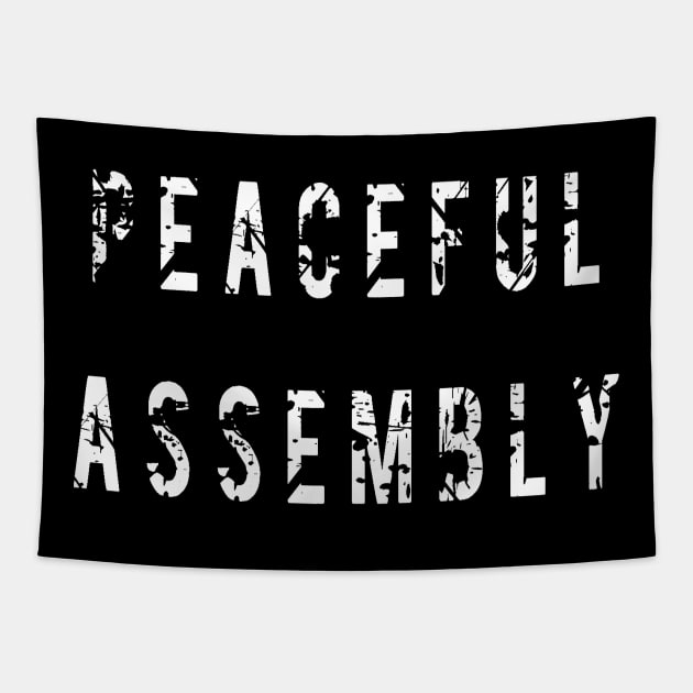 Peaceful Assembly Tapestry by NovaOven