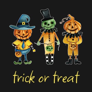 Halloween Pumpkin Crew - Trick Or Treat T-Shirt