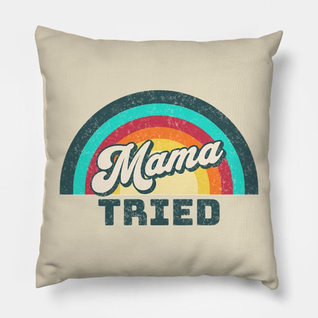 Tried Vintage Pillow by Animal Paper Art