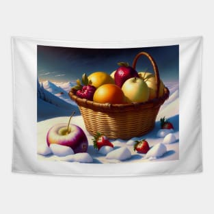 Bucket of Fruits Tapestry