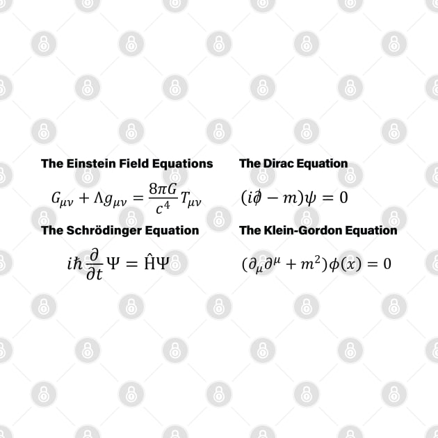 Theoretical Physics Equations by ScienceCorner