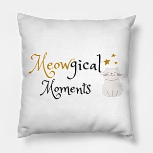 Meowgical Moments Pillow