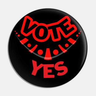 Vote Yes To The Voice Indigenous Voice To Parliament Boomerang Red Edition Pin