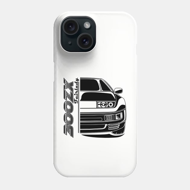 Fairlady 300ZX (Black Print) Phone Case by WINdesign