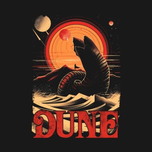 Muad'dib and the Worm T-Shirt