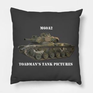 M60A2 Main Battle Tank w/Toadman's logo Pillow