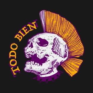 Todo Bien - Ground Design - Skull logo T-Shirt