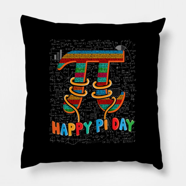 Pi For And Wo HapPi Day 3.14 s Pillow by Ro Go Dan