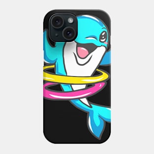 cute dolphin design whale fish animal welfare dolphin Phone Case