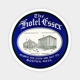 1935 The Hotel Essex Boston Magnet