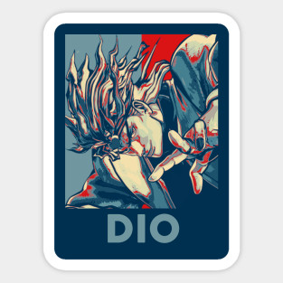 Dio Brando Stickers Teepublic