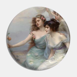 The Three Graces by Edouard Bisson Pin