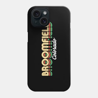 Retro Broomfield Colorado Phone Case