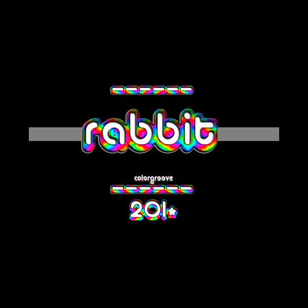 Rabbit 2010 ColorGroove Retro-Rainbow-Tube nostalgia (tf) by Blackout Design