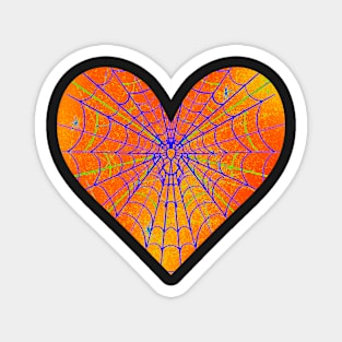 Spider Web Heart V37 Magnet