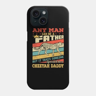 Cheetah Daddy Father Day Phone Case