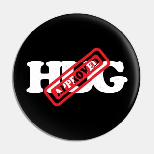 Hug Approved Stamp Pin