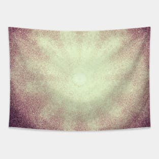 Purple Flower Fron OuterSpace Tapestry