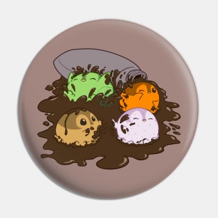 Penguinscoops - choco bath Pin