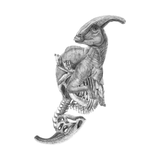 Parasaurolophus by TimeSkiff