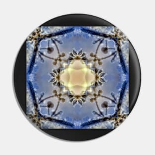 Snowy crystal Pin