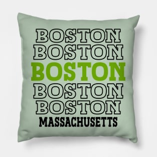 Boston, Massachusetts Pillow