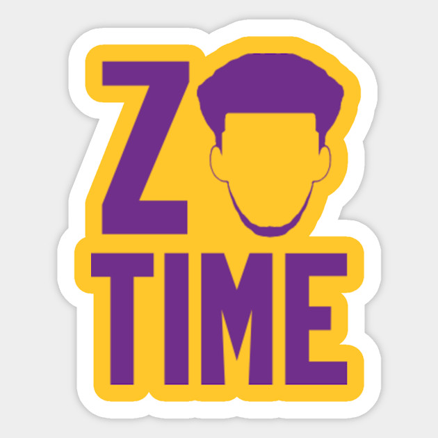 Zo Time Lonzo Ball Sticker Teepublic