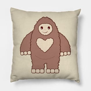 Cute Bigfoot love Pillow