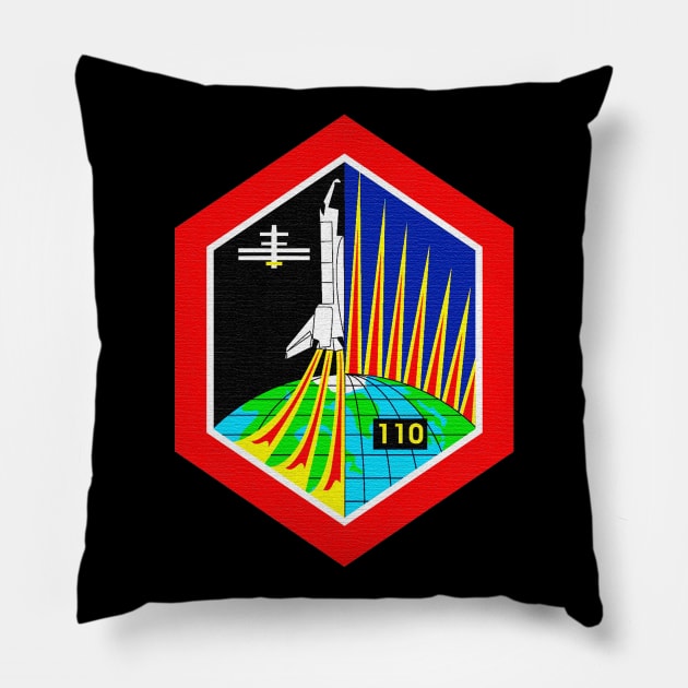 Black Panther Art - NASA Space Badge 65 Pillow by The Black Panther